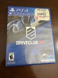 PS4 Driveclub VR