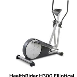 Health Rider H300 Elliptical Fitness Machine With Digital Screen Display. 