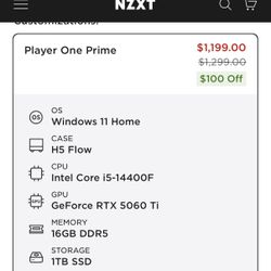 NZXT Player One Prime Gaming PC