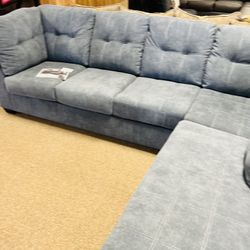Tufted Deep Chaise Cozy Sectional!
