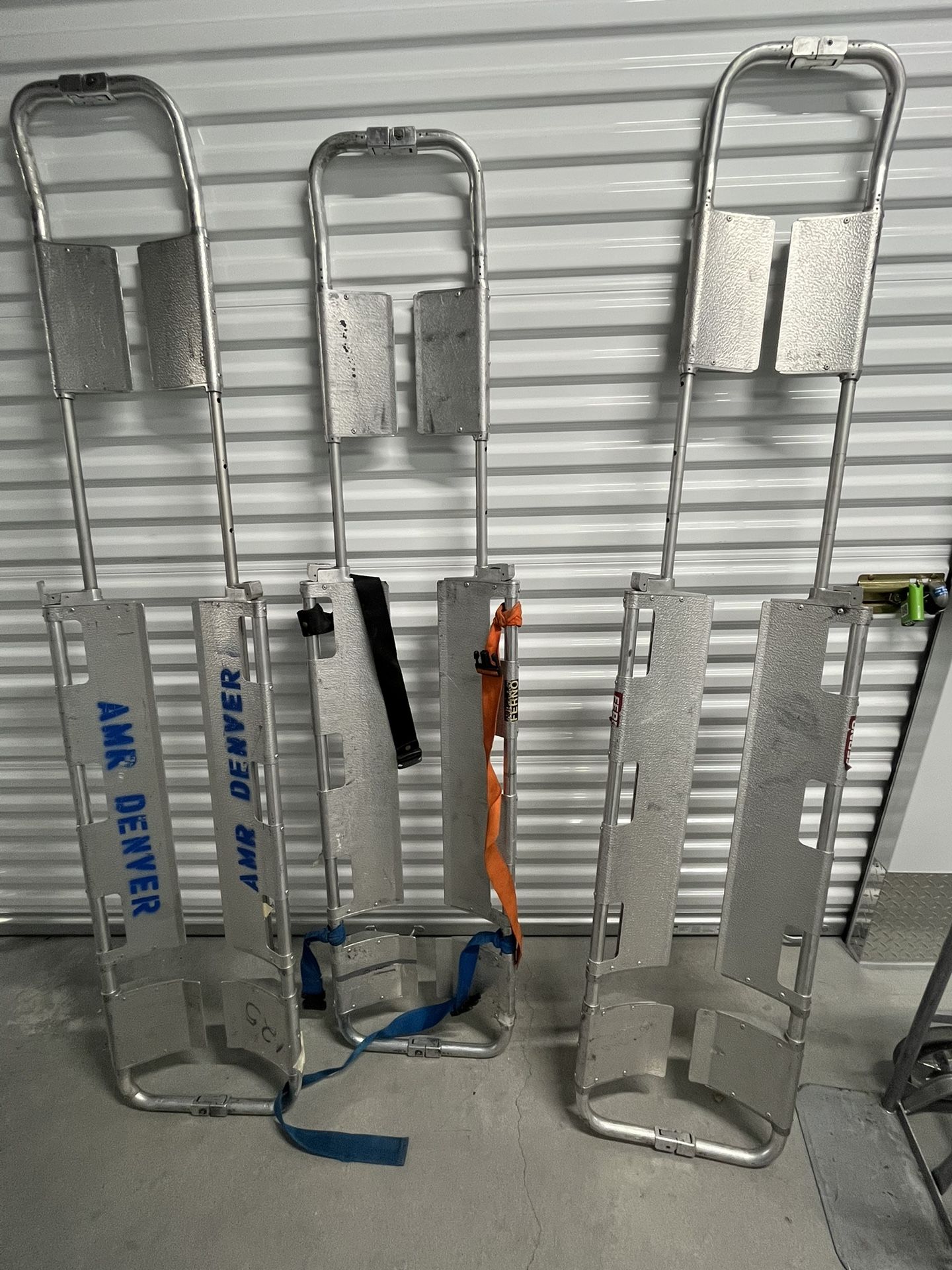 Aluminum Scoop Stretchers - Good Condition