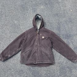 Vintage Sun Faded Mens Carhartt Brown Jacket Sz XL Tall