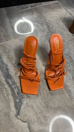 Orange heels
