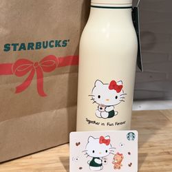 Hello Kitty Starbucks Tumbler 