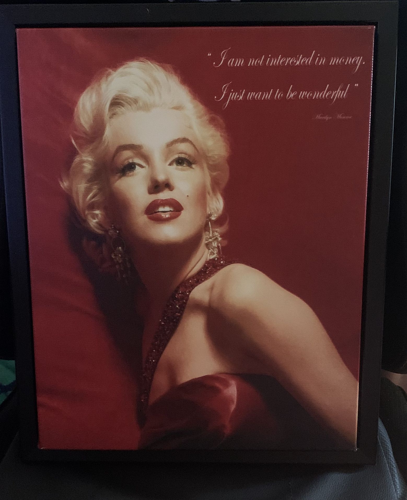Marilyn Monroe Vintage Painting 1986 (Rare)