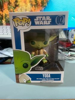 Funko Pop Star Wars Yoda #02 Blue Box Small Font