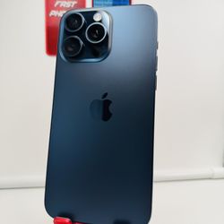Apple iPhone 15 PRO MAX 1TB UNLOCKED Blue Titanium