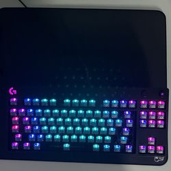 Logitech g pro tkl gaming keyboard (blue switches)