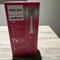 New Philips Sonicare 4100 electric toothbrush in pink