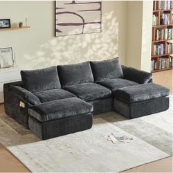 U shape cloud couch