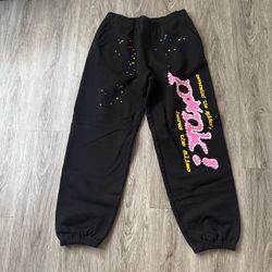 Black/Pink Sweatpants Size XL