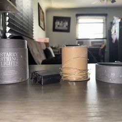 Starry String Lights Bundle (6 Total) – 3x10ft + 3x5ft – Indoor/Outdoor Décor