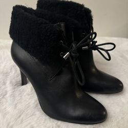 Original Leather Coach Boots Size 