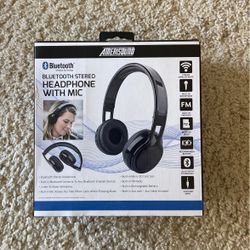 Bluetooth Stereo Headphones With Mic
