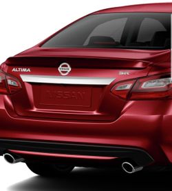 2018 Nissan Altima Trunk Spoiler scarlet amber color