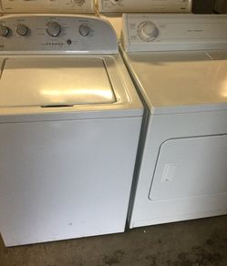 Whirlpool washer and dryer set/ 90 day warranty/ delivery and installation are available