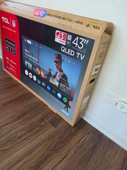 New 43" TCL QLED TV
