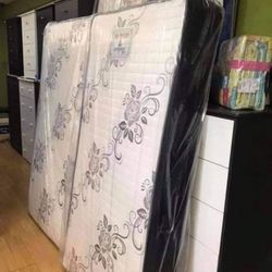 Deluxe Brand Twin Set (mattress And Boxspring)