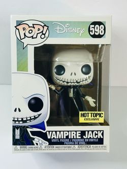 Funko Pop #598 Disney The Nightmare Before Christmas Vampire Jack Hot Topic New