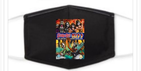 Scooby Meets KISS Face Mask