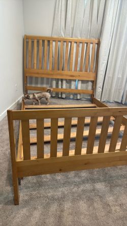 Queen size bed frame