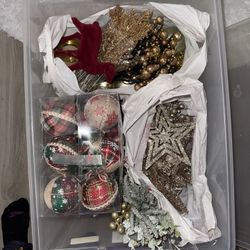 Christmas ornaments and holiday decor