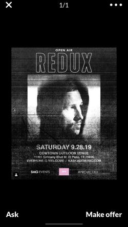 2 kaskade tickets for sale 160$ for both