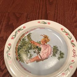 Sarah Stilwell Weber calendar collection plate “May” collector plate