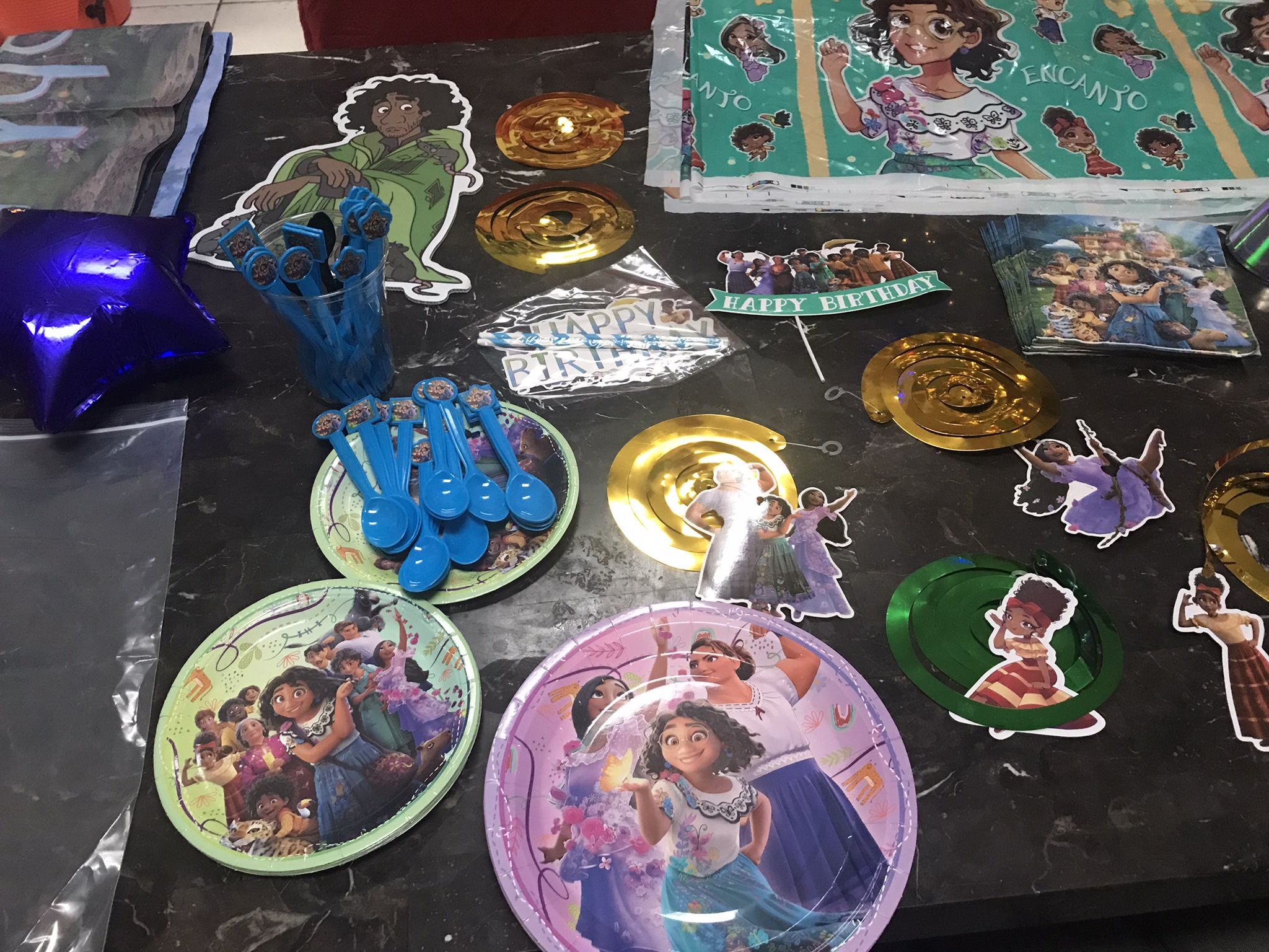Disney Encanto Birthday Decoration Lot $50JUST REDUCED Paid $200