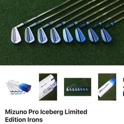 Mizuno Pro Iceberg Limited Edition Irons