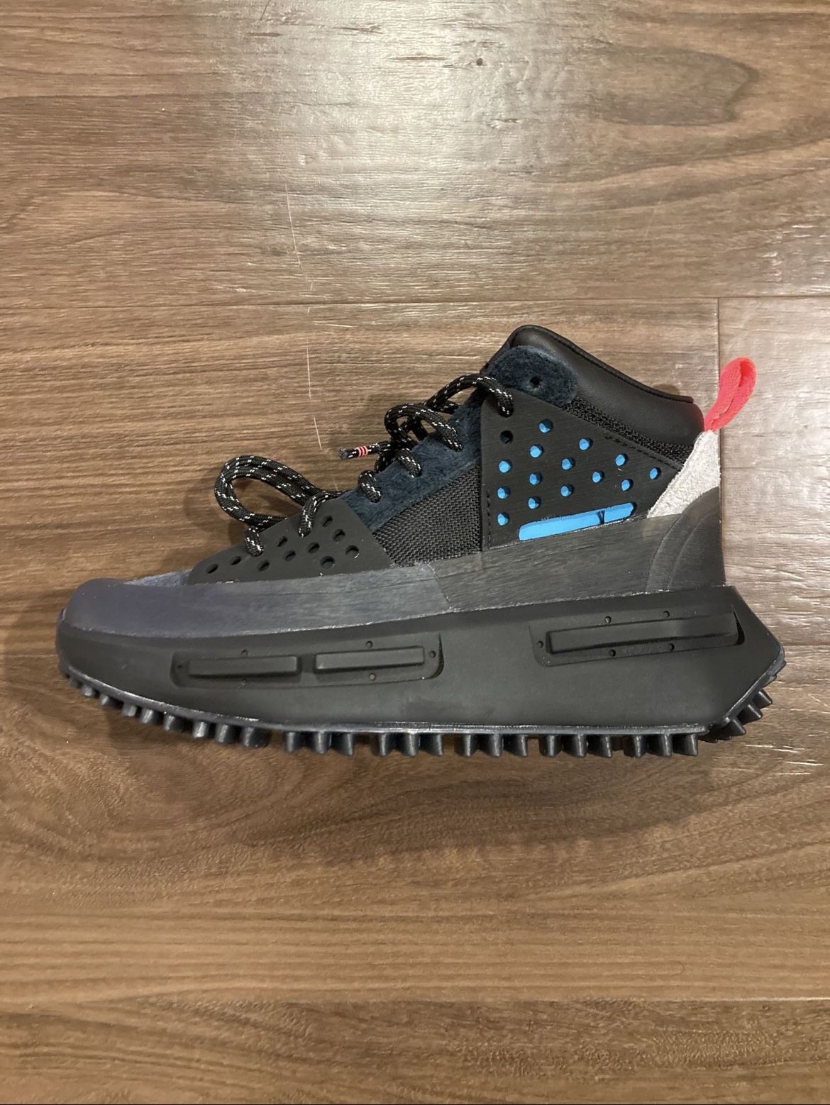 Humanrace Adidas Pharrell Black NMD S1 Ryat Hiking Shoes Boots