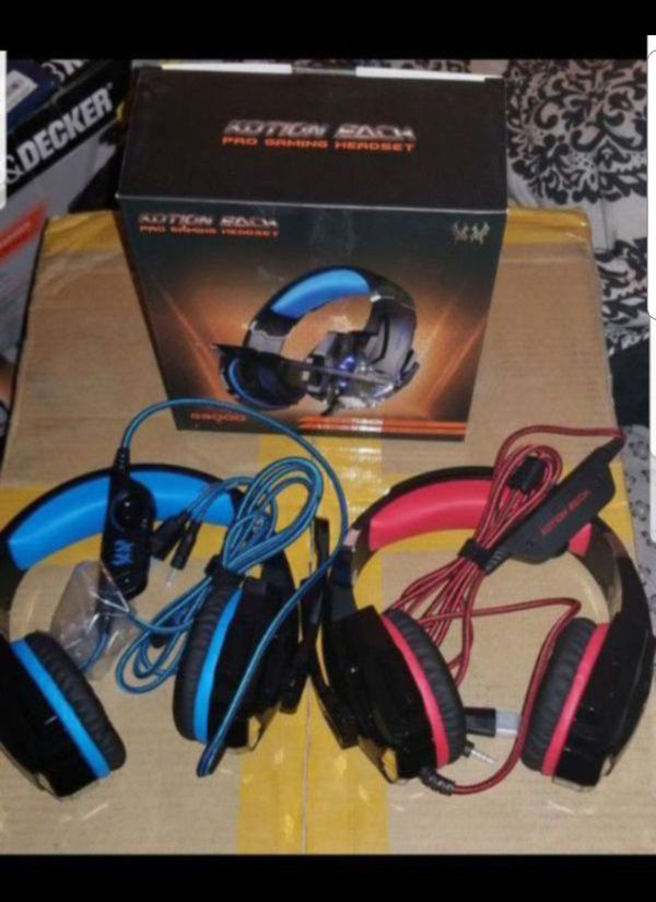 Gaming Led Light Mic Headset Cellphone Headphone For 35mm Jack Ps4
