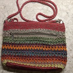 New. It's Gorgeous 😍 The Sak Multi Colored Crocheted Cross Body Purse
