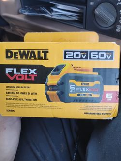 DeWalt FlexVolt 6 amp hour