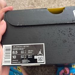 Jordan 4 yellow thunder
