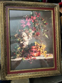 Painting with frame