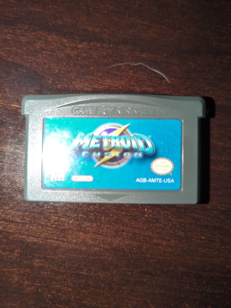 Nintendo Gameboy Advance Metroid Fusion Tested Working 