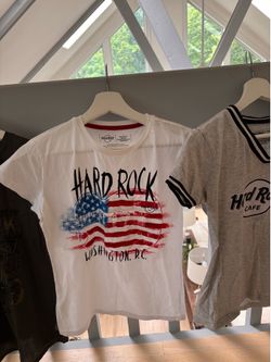 Hard Rock Cafe t shirts and one shorts