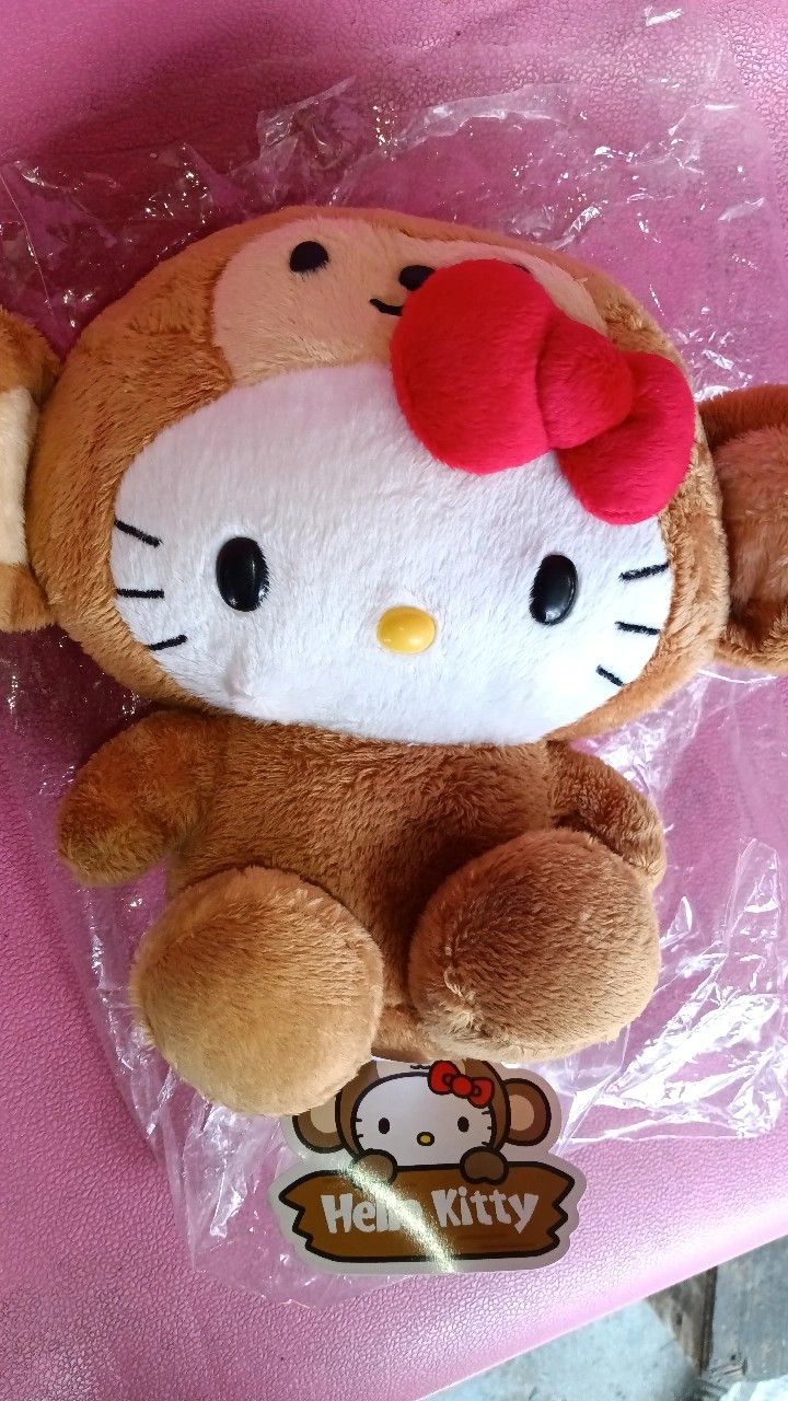 Hello Kitty Tropical Monkey Plush