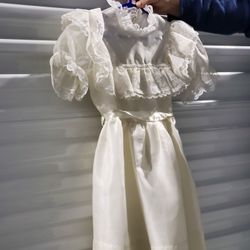New Child's Dress White