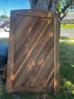 Redwood  new outdoor entry gates  (2)