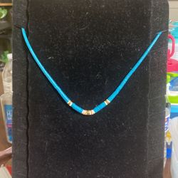 Turquoise And She’ll Necklace 