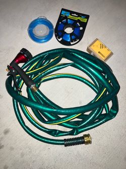 20ft Garden Hose Hose Nozzle Pressure Washer Nozzle and Line Trimmer