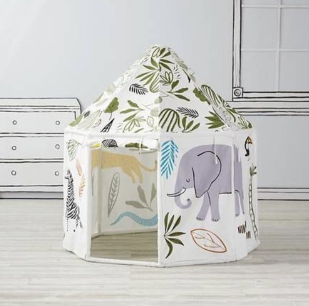New Jungle Pavilion Playhouse Tent