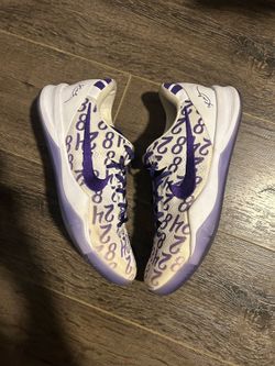 Kobe 8 white/purple size 13