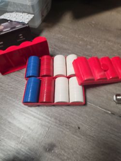 Poker Chip Set with Red Case