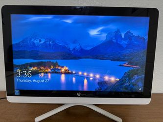 HP touch screen all in 1 computer (with wireless keyboard and mouse)