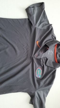 Gators Authentic Nike Dri Fit Shirt Men's Medium Gray Like New
