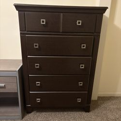 Tall Dark Brown dresser