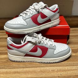 Nike Dunk Red And Grey New Men’s 12.5